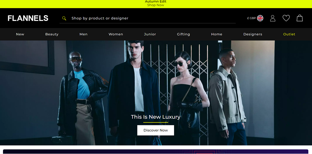 Mens and womens fashion clothing store