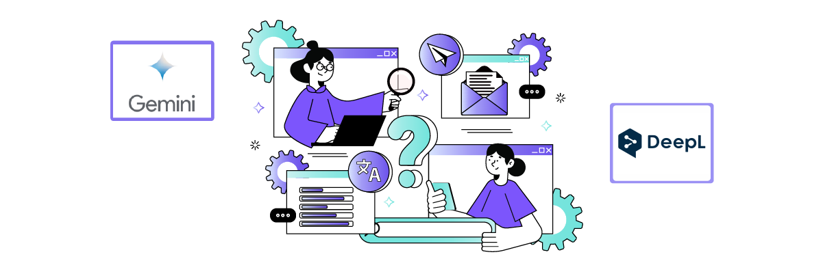 AI models Gemini and DeepSeek working together