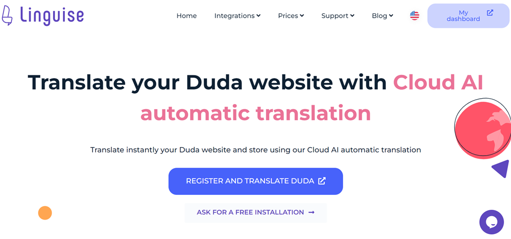 Website translation with Cloud AI, automatic translation