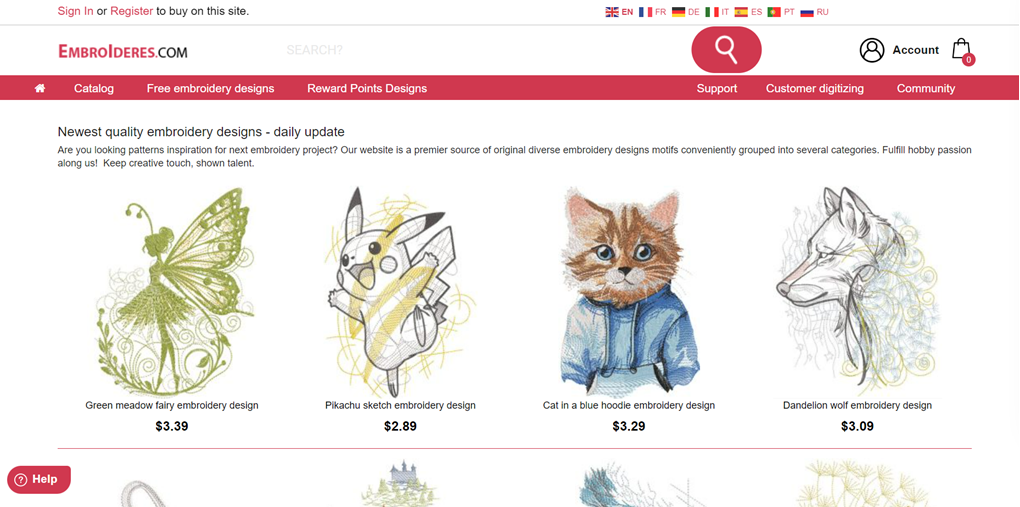 Illustrations of a butterfly, cat, and horse for sale. Colorful animal and insect drawings.