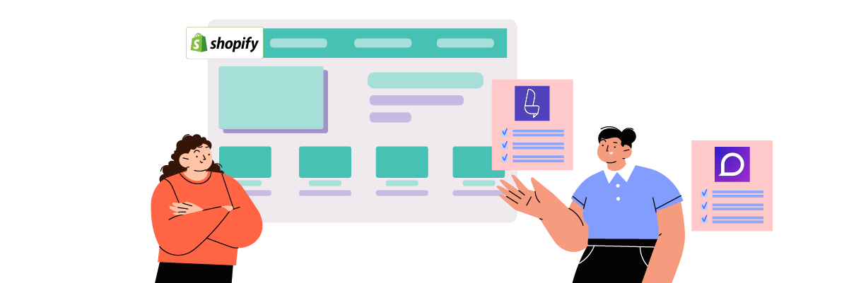 Shopify expert guiding e-commerce success. Expert pointing at screen.