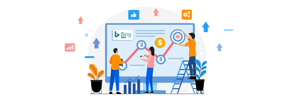 A team of people working together on a large computer screen with data analysis. They are collaborating to achieve a common goal.