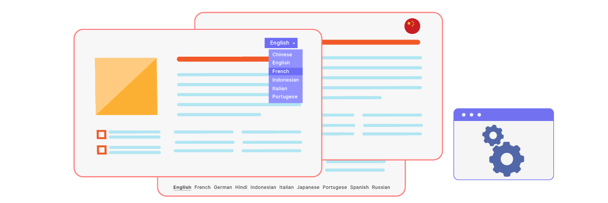 Wireframe website design templates for user interface. Simple webpage layout.
