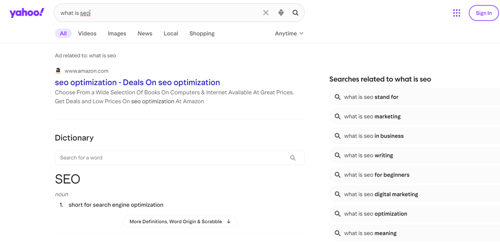 Search engine optimization concept. SEO