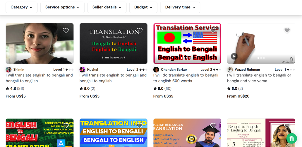 Translation Service English to Bengali and Bengali to English